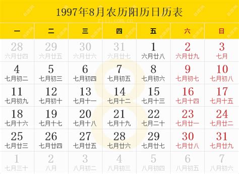 1997年农历8月15日生女命运,1997年农历7月15日出生命运